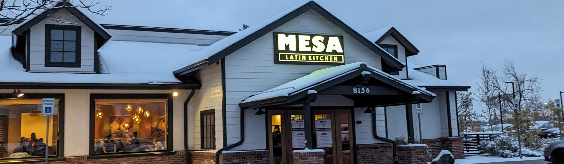 Mesa Latin Kitchen front entry